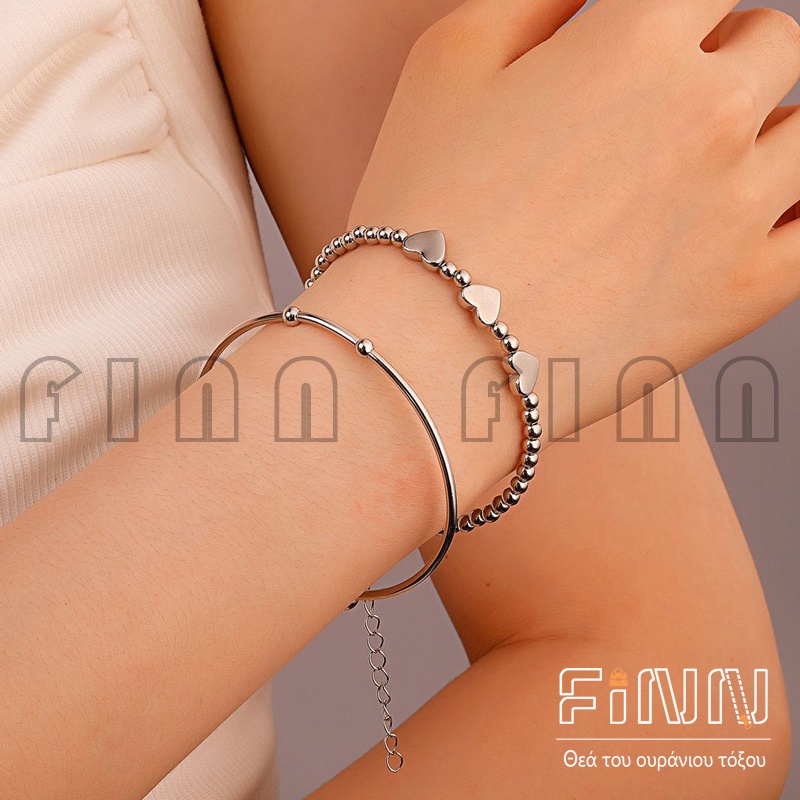 Gelang Wanita Bandul Love - Bracelet Accessories Retro Korea Cute