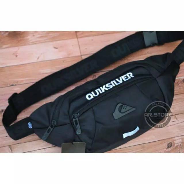 Waistbag Quicksilver Tas Quicksilver Tas selempang quicksilver Logo Besi