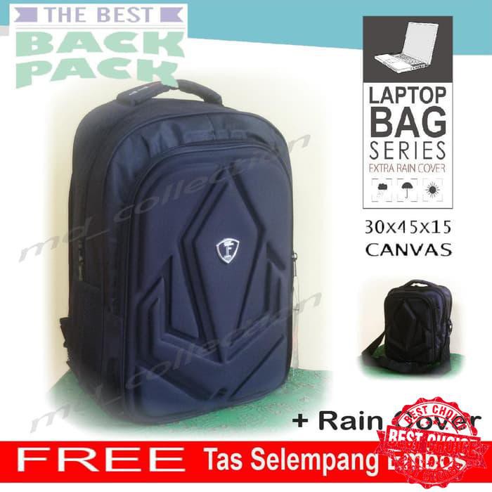 b4ru Tas Ransel Laptop Emboss Volcom GRATIS Tas Slempang Embos Volcom - 0riiiginal