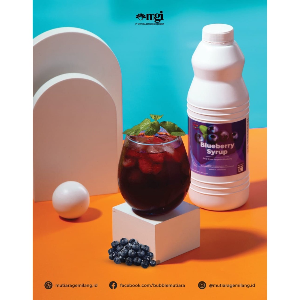 

GEE ZIE SYRUP BLUEBERRY | SIRUP MINUMAN KEKINIAN | SIRUP MINUMAN CAFE