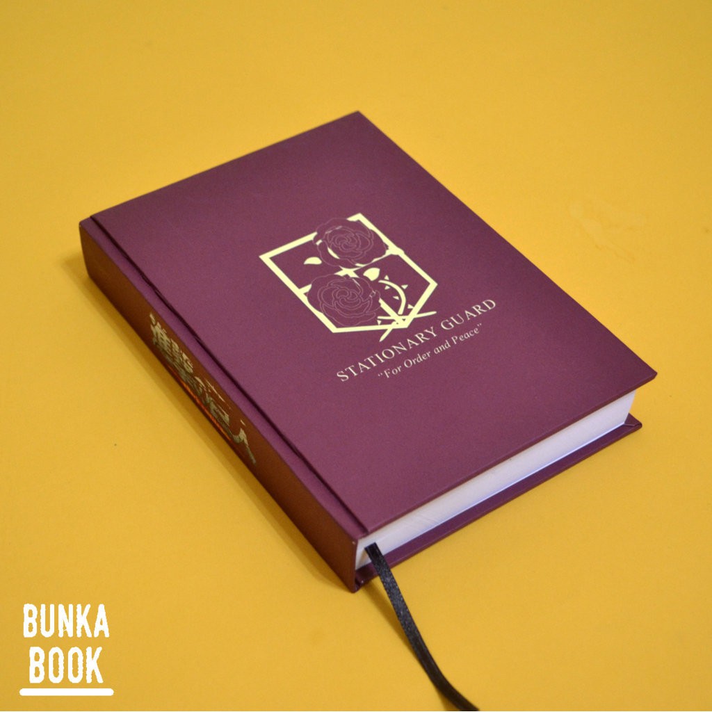 

Pocket Book Hardcover Anime Shingeki no Kyojin Stationary Guard Ukuran A6 Jurnal Agenda Planner Gift Couple