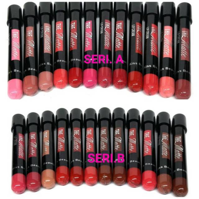 LIP CREAM THE MAATE KISSBEAUTY SERI A &amp; B