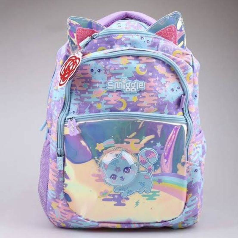 Smiggle Kitty Faraway Set Backpack Lunchbag Pencil Case