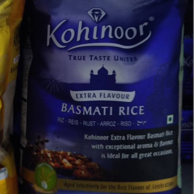 

kohinoor basmati rice extra flavour 1kg beras impor