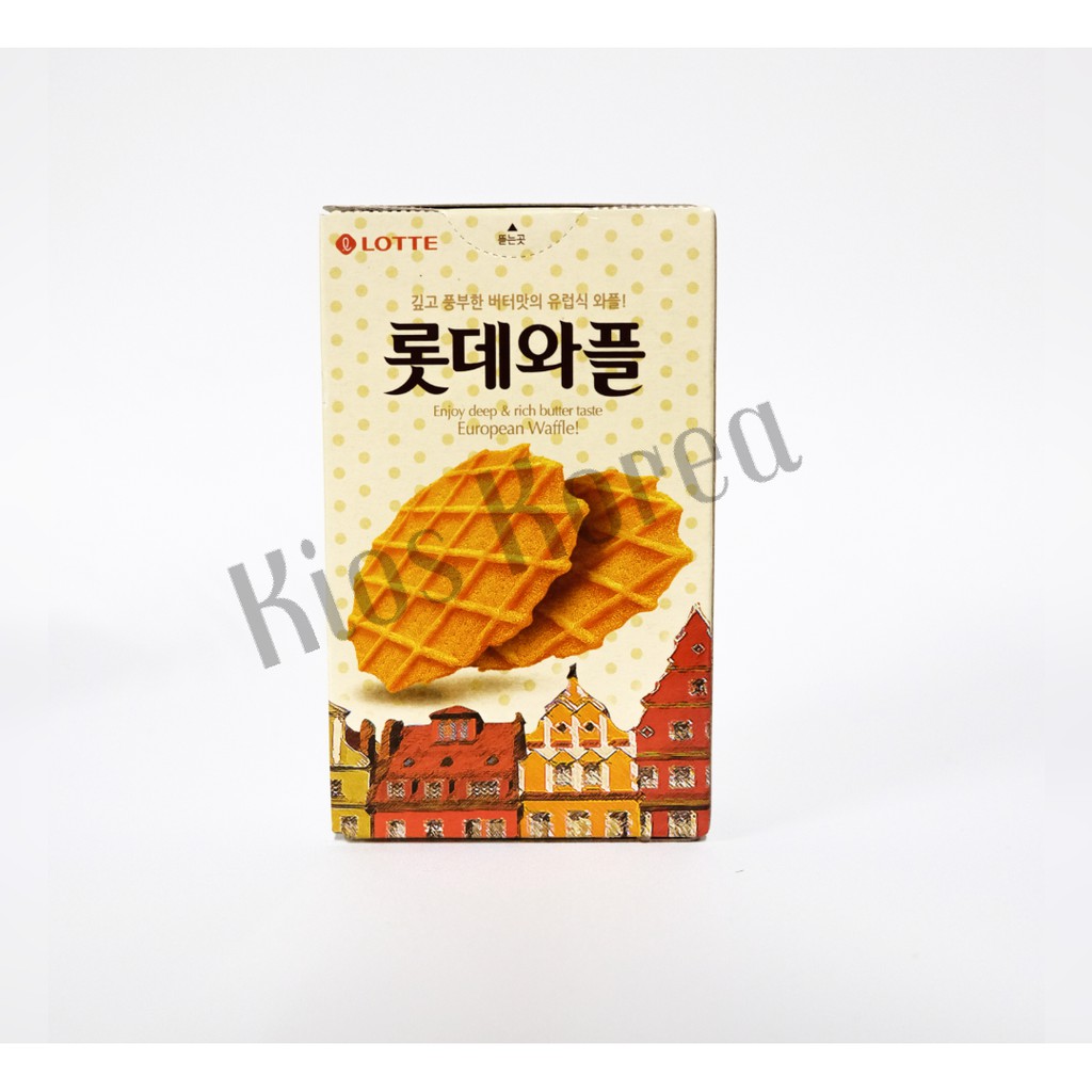  LOTTE  WAFFLES 40GR Biskuit Korea READY STOCK Shopee 