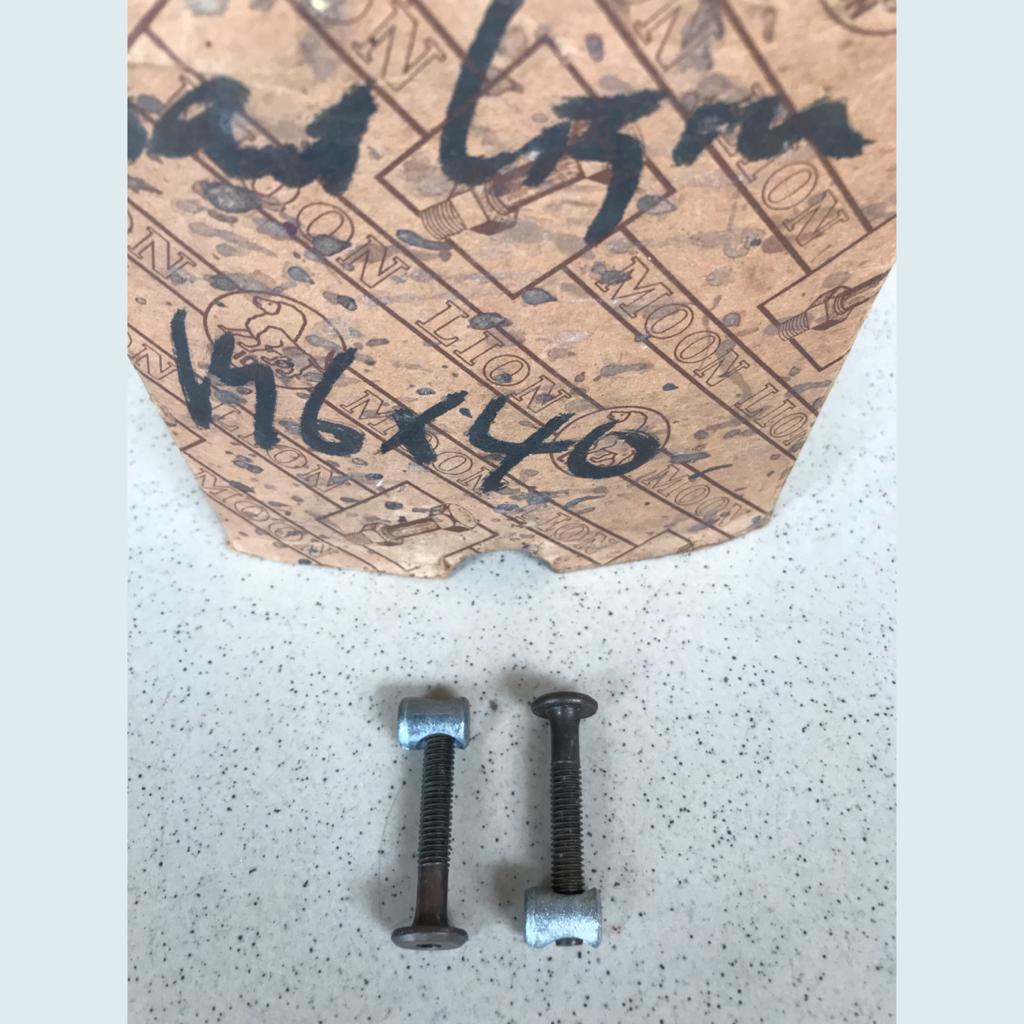 Baut Kunci L Bipet Ligna mebel M6 x 40mm + Mur