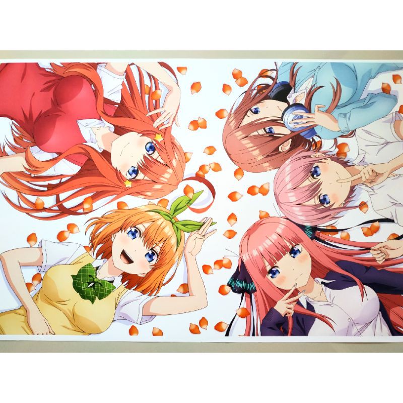 Jual Poster Anime Gotoubun no Hanayome 1 / 5-toubun Merchandise