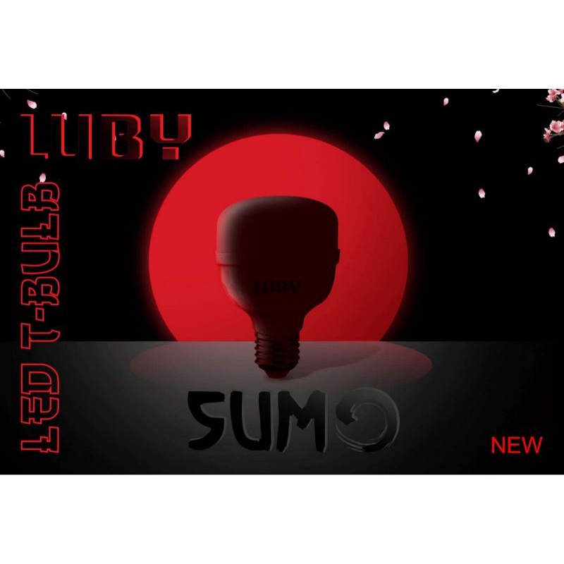 lampu LED luby SUMO 12w,16w,22w,30w,40w LED T-BULB