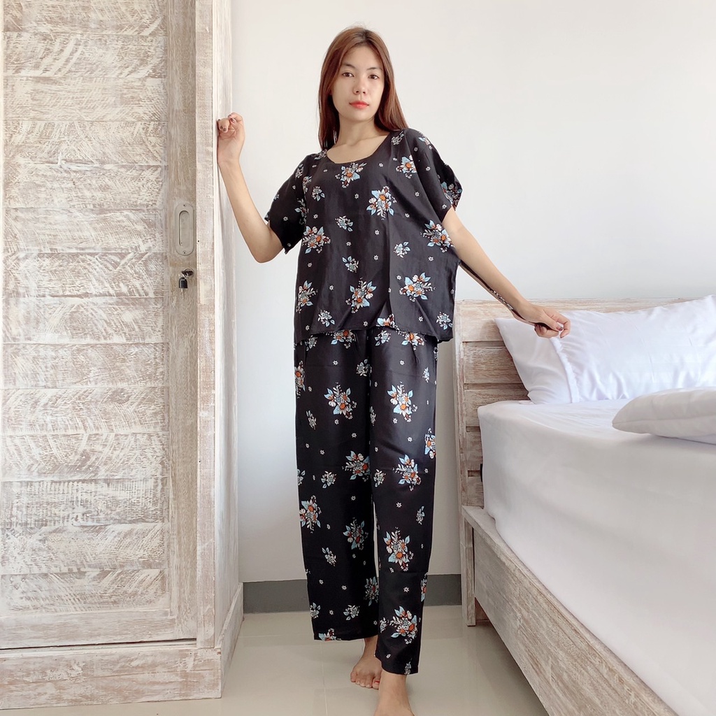 Setelan Panjang Bali-LOVINA HITAM