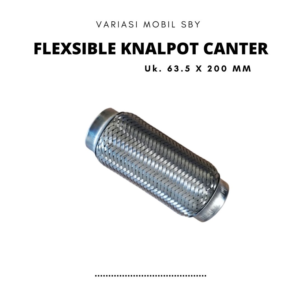 Fleksibel Knalpot Canter ps110 ps125 ps135 136 ukuran 2.5in x 8in Bisa BUNYI NGIIIRR
