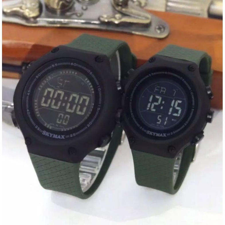 SKYMAX JAM TANGAN COUPLE DIGITAL (WATER PROFFF)