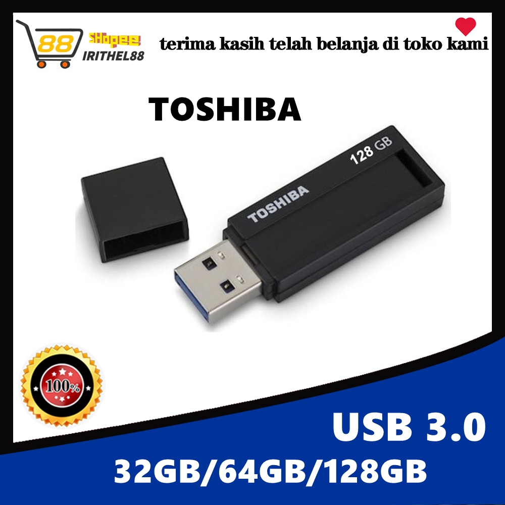 Toshiba 110Mbps High Speed USB 3.0 Flash Disk Flash Drive 32GB/64GB/128GB