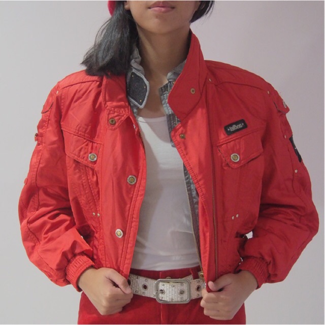 90s red skii jacket (thrift)