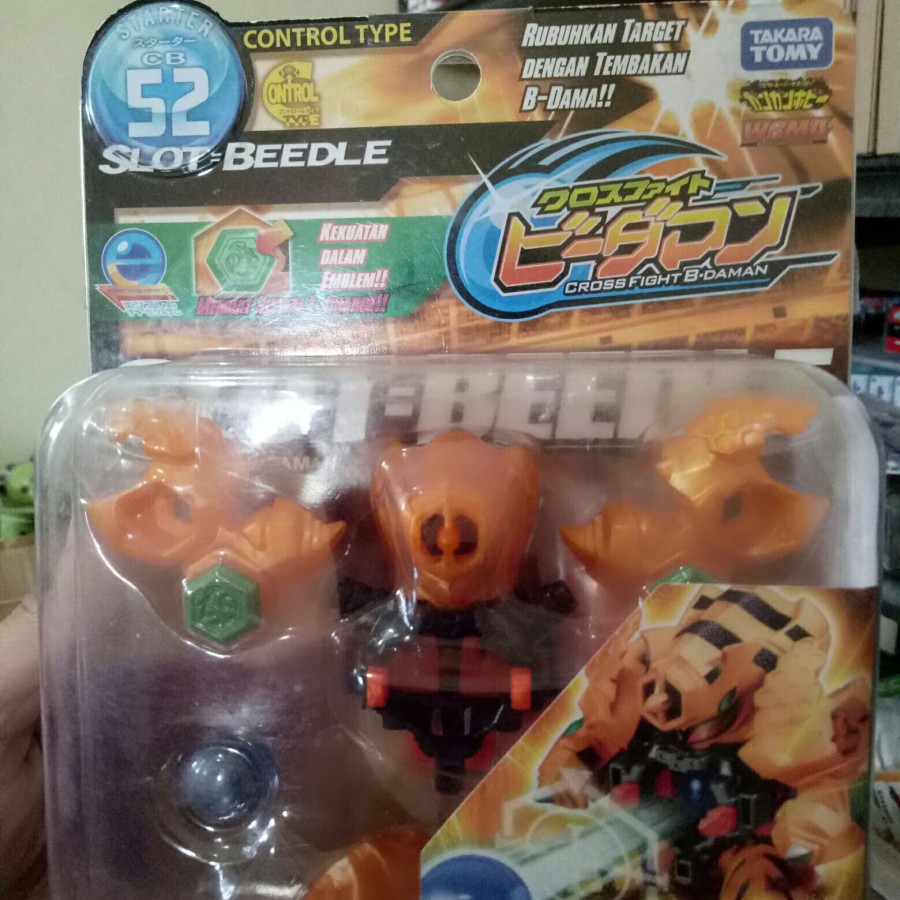 ORIGINAL TAKARA TOMY CROSS FIGHT BDAMAN MAINAN ASLI ORI TAKARA TOMY ASLI ORI SLOT BEEDLE B-DAMAN