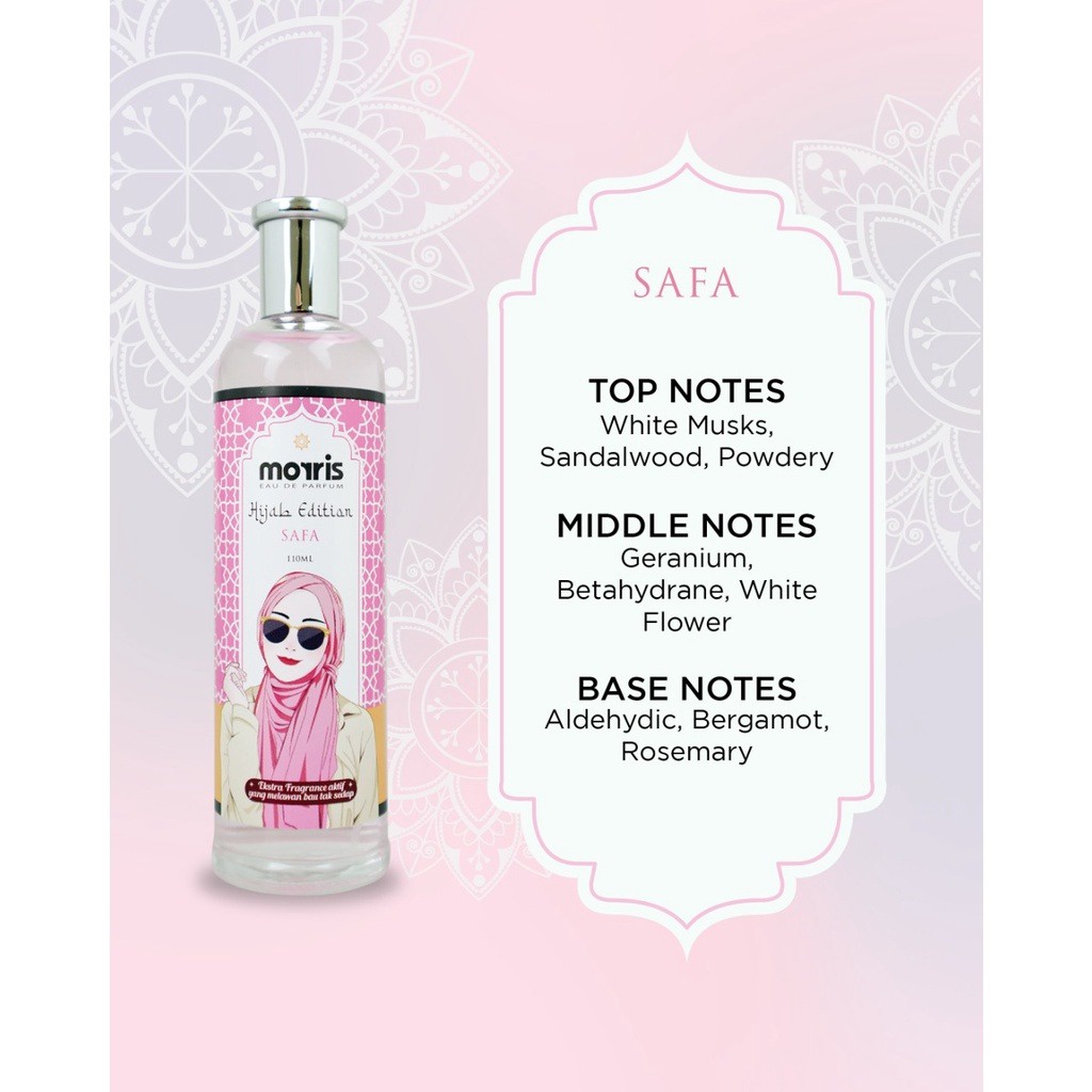 Morris Hijab Edition / Parfum Eau De Parfum / Minyak Wangi Botol / 110ml