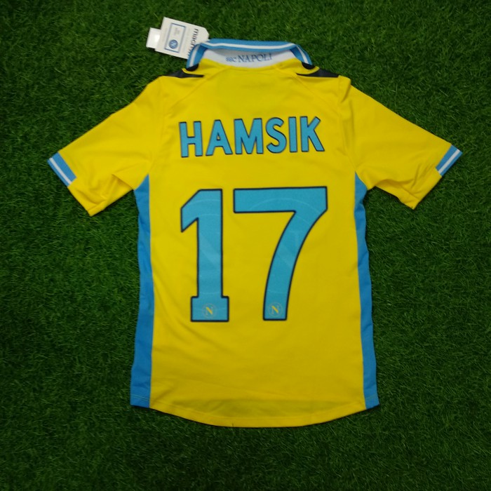 terbatas Original Jersey Napoli 2011-12 Third Baju Bola Asli hamsik laris