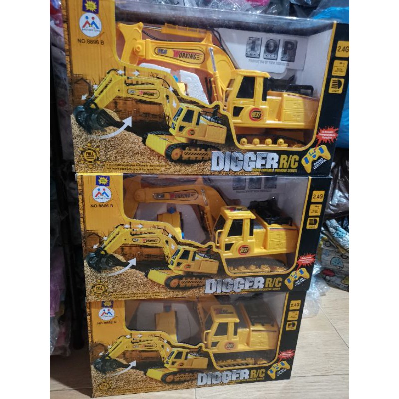 Mainan remot RC beko excavator jumbo