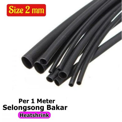 Heatshrink 2mm / Heat shrink Bakar / Solatip Bakar 2mm Heat Shrink Tubing Tube