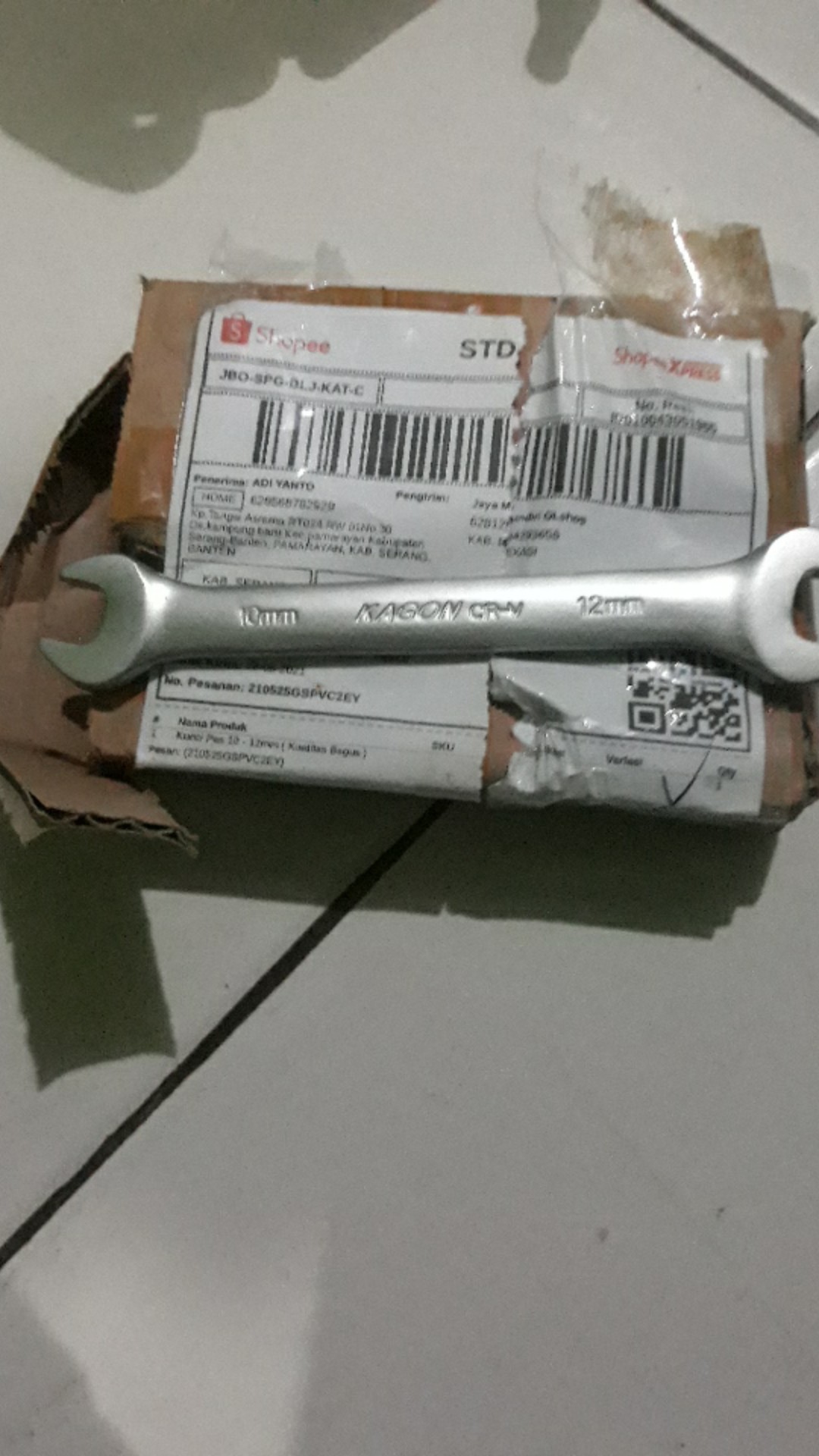 Kunci Pas 10 - 12mm ( Kualitas Bagus )