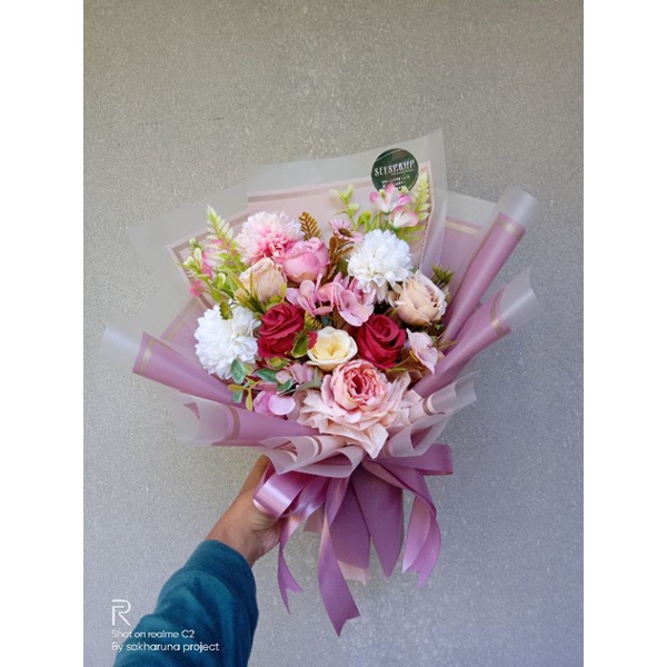 bucket bunga/bucket bunga artificialbucket wisuda/bucket lamaranbunga lamaran/hadiah ultah