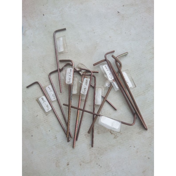KUNCI L 2MM 2.5MM 2 MM 2.5 MEDIUM bukan LONG panjang set torx hex key bintang star pas ring 6 7 8 9 