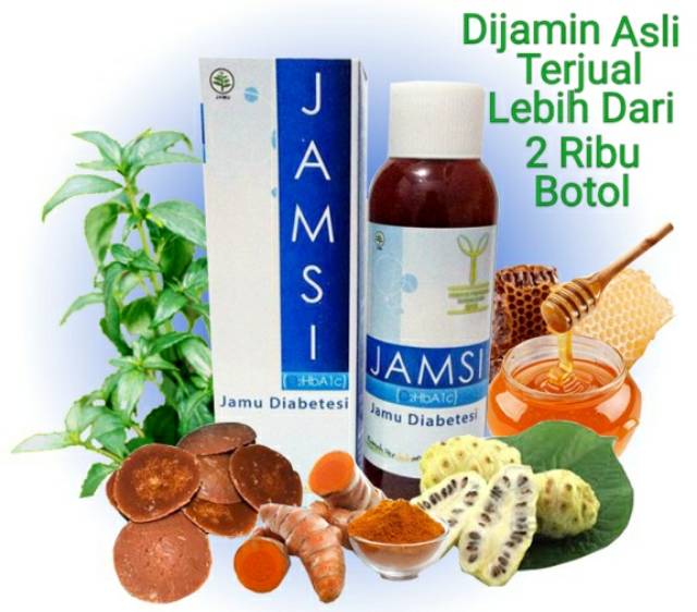 Jamsi 100ml jamu diabetes obat kencing manis Asli Original