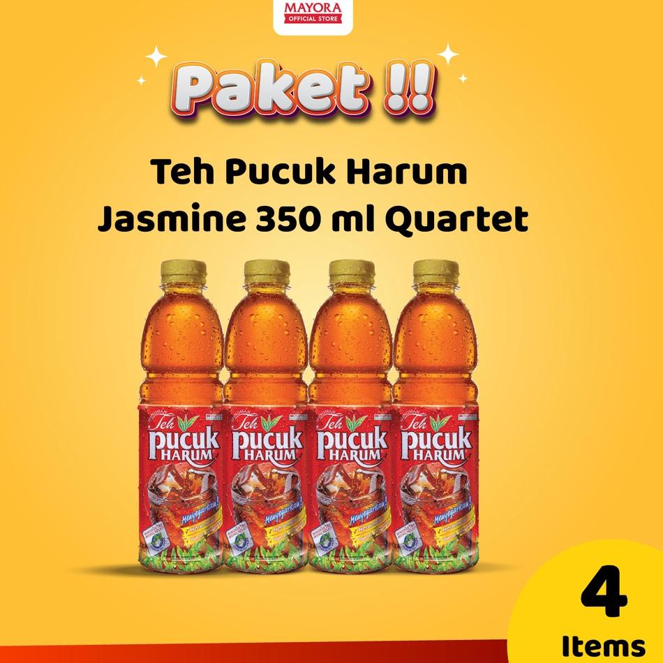 

【TERLARIS】 Teh Pucuk Harum Jasmine 350 ml Quartet terbaik