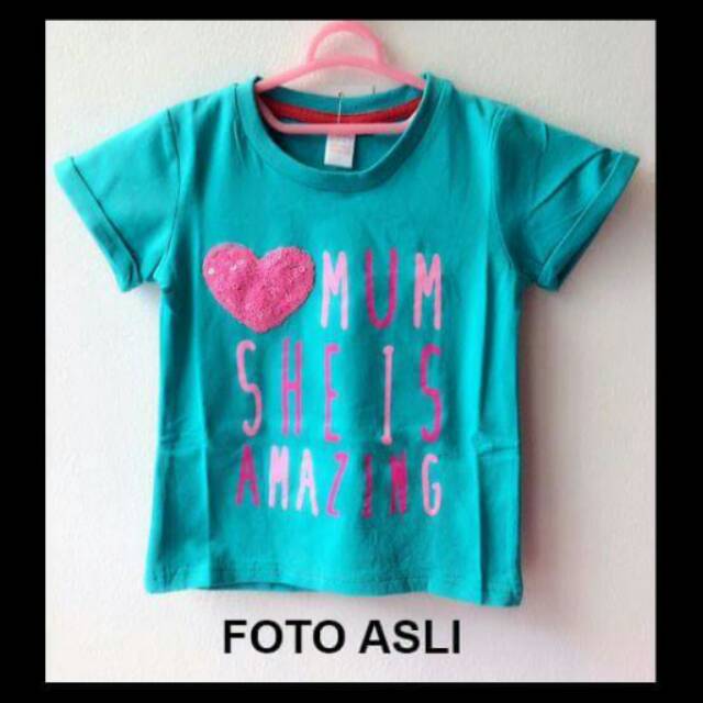 Atasan Kaos Anak Cewek Amazing Mum TOSCA Tee