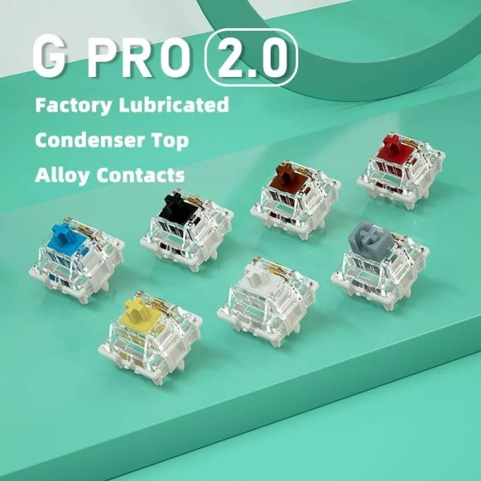 Switch Gateron G PRO 2.0 - Mechanical Keyboard Switch Factory Lubed