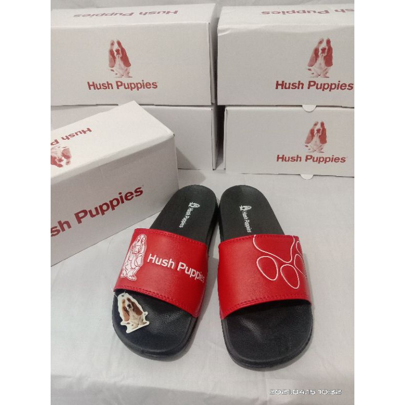 Sandal pria Slop hush Puppies Sandal slide Pria Slippers Hush Puppies ready COD
