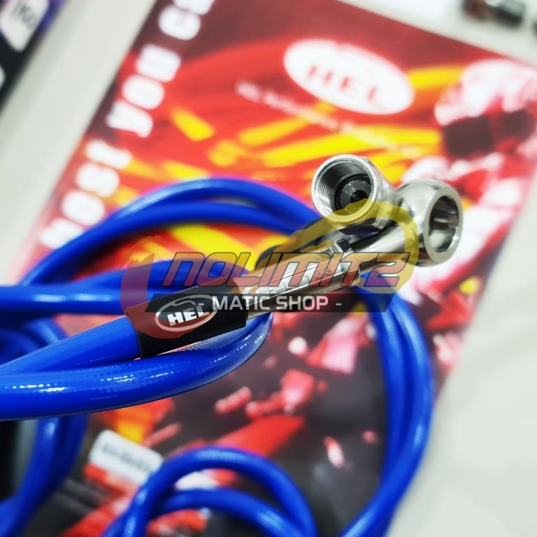 Selang Rem Brake Line Racing HEL Infinit Merah ABS PCX 150 Lokal