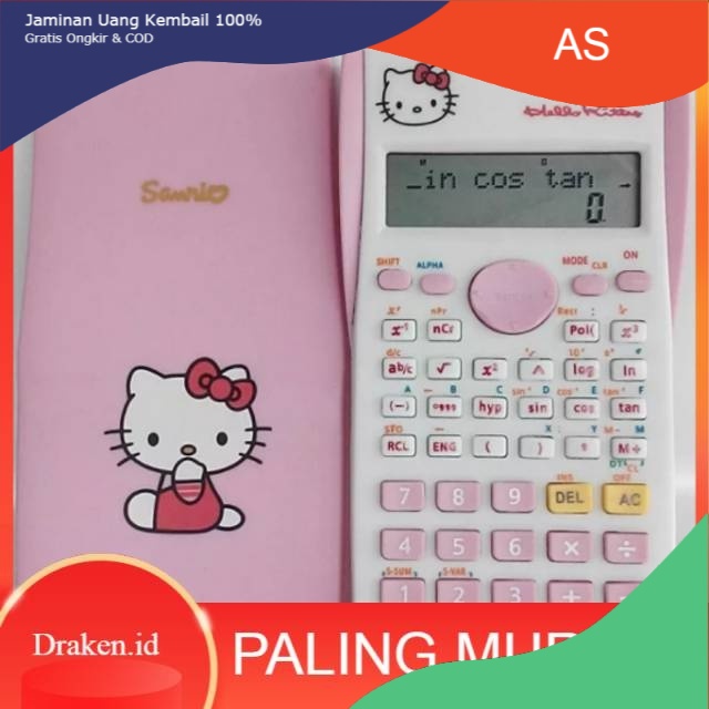 

Murah Kalkulator Scientific Hello kitty fx 350 ms . Kalkulator ilmiah Hello kitty