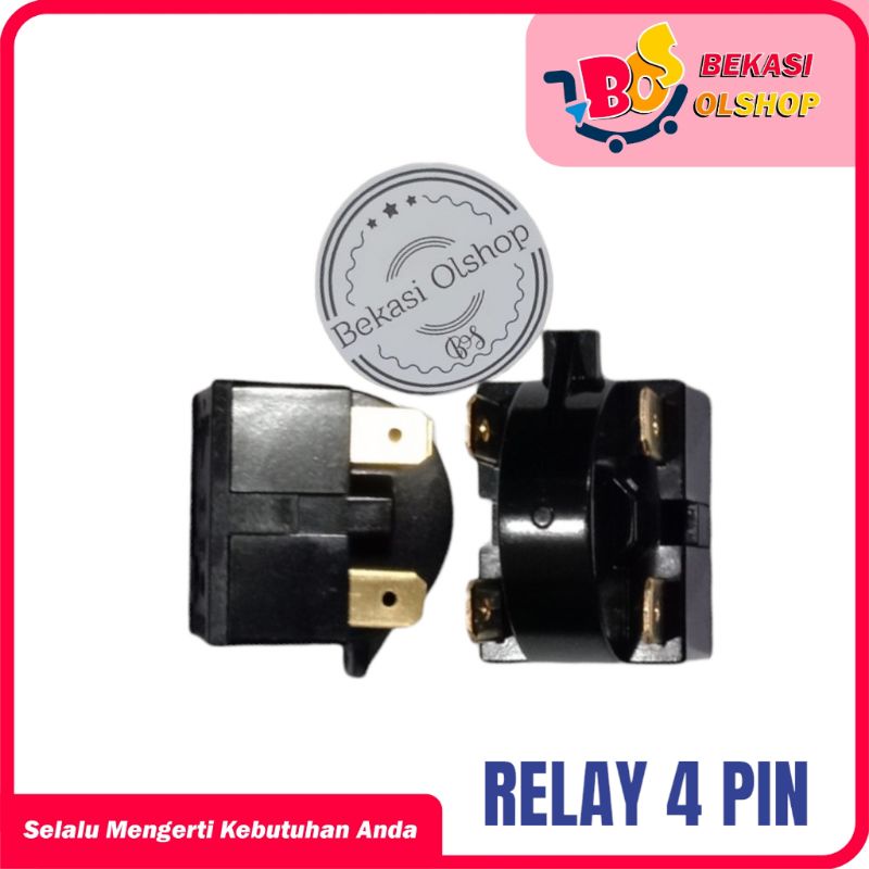 RELAY KULKAS 4 PIN MUlTI FUNGSI