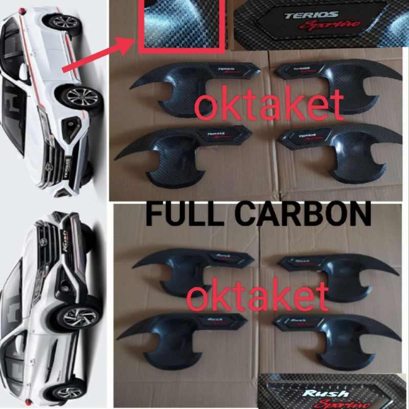 cover outer All new Rush Terios 2018 2019 2021 Full carbon