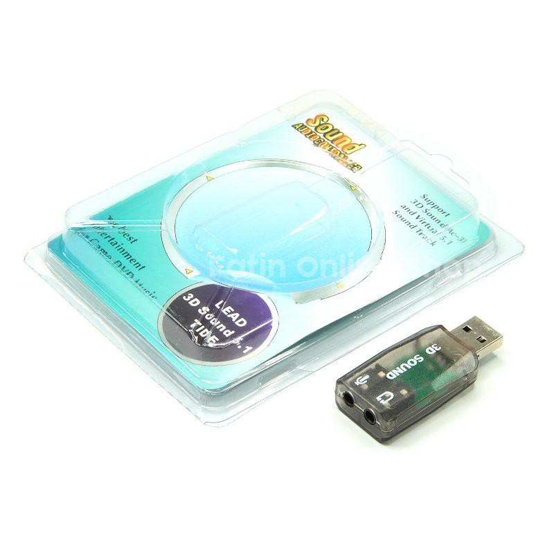 USB Sound Converter 5.1 3D Sound Murah Berkualitas