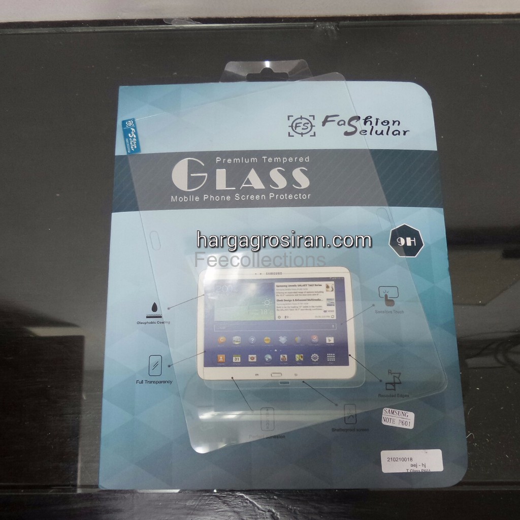 Anti Gores Kaca Tempered Glass FS Samsung Note 10 1 2014 Edition