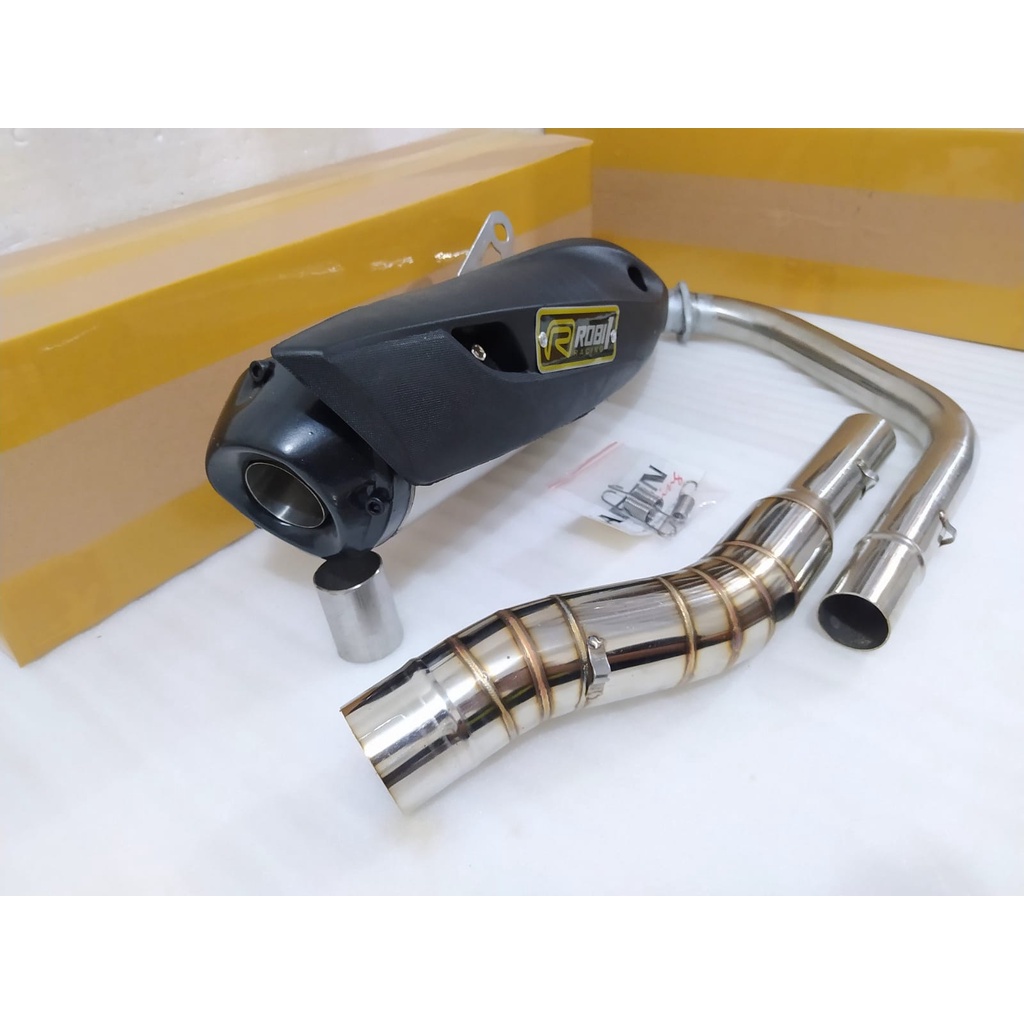Knalpot Model Standart ROB1 Fulset New Honda CB CBR 150R Cbr150r Cbr150 150 k45 k45r k45g k45a CB150