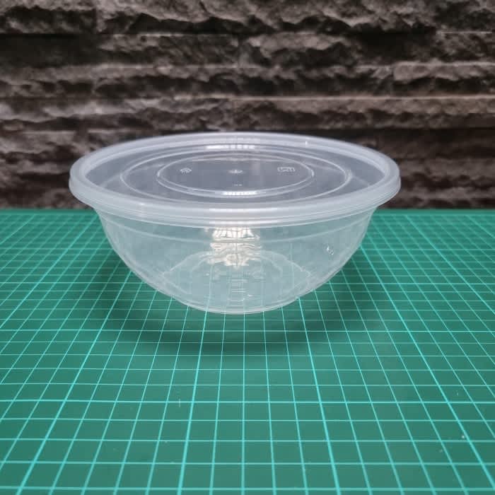 Thinwall Bowl DM 1000ML Diamond Round Isi 25pcs
