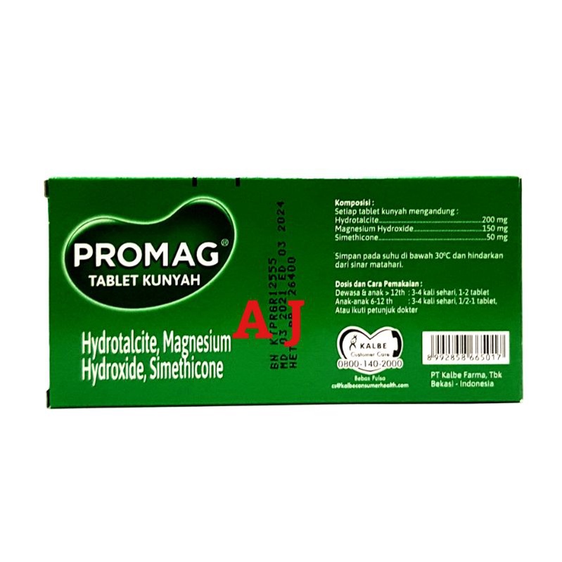 Promag Tablet - Obat Maag dan Kembung