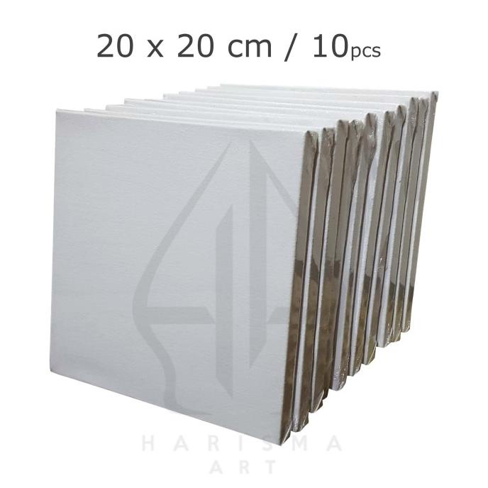 

KANVAS LUKIS 20X20 CM 10PCS BERKUALITAS - KOREAN QUALITY