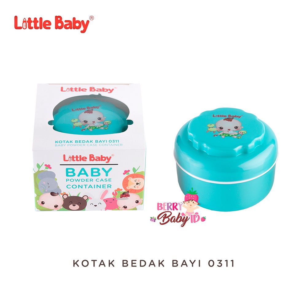 Little Baby Tempat Bedak Bayi Kotak Bedak Bulat #0311 Berry Mart