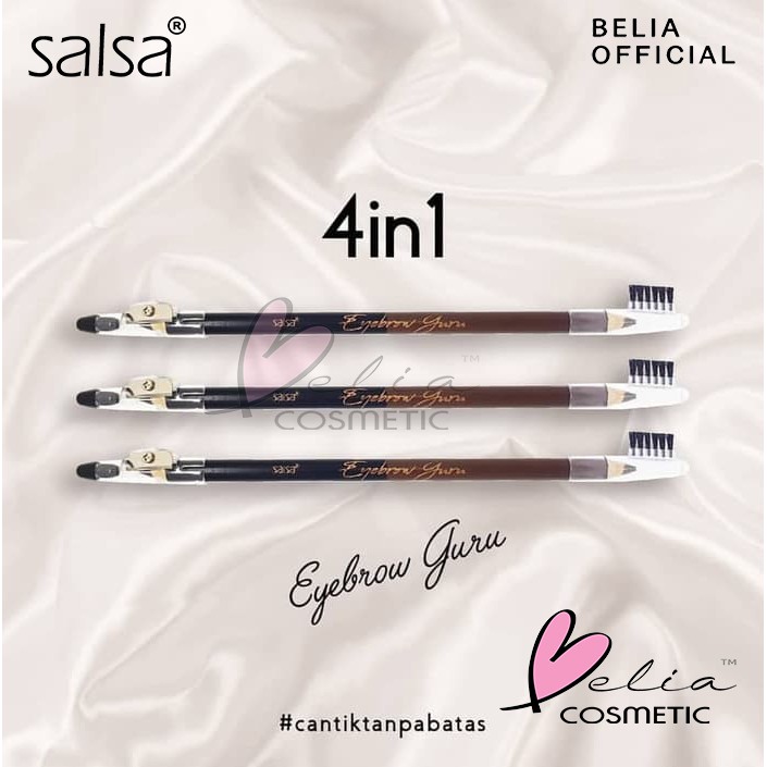 ❤ BELIA ❤ Salsa Eyebrow Guru | Pensil Alis 4 in 1