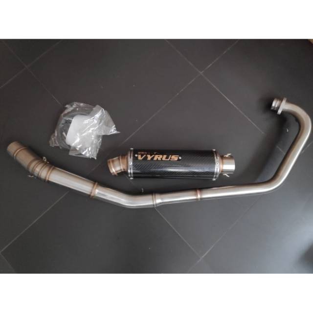Knalpot R9 vyrus carbon CBR 150 k45