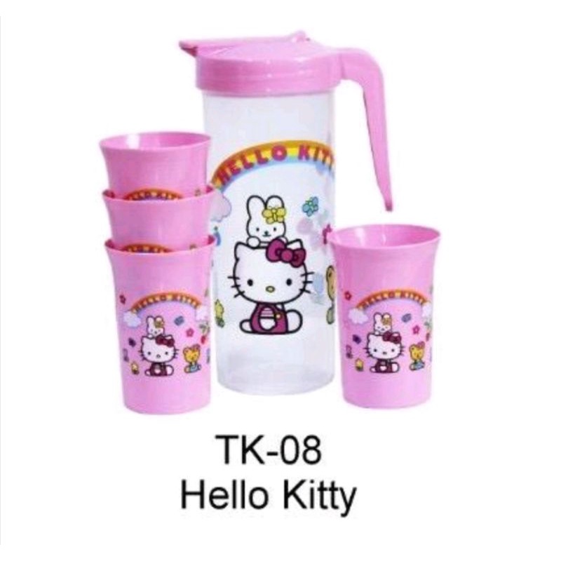 teko beranak  set plastik  5 IN 1