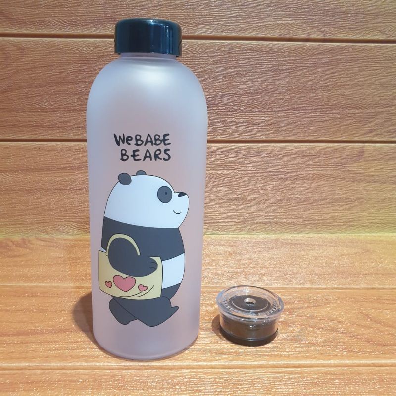 Botol Minum Bear 1000ml / Botol Minum 2 Tutup / Botol Minum 2 Model / Botol Minum Murah