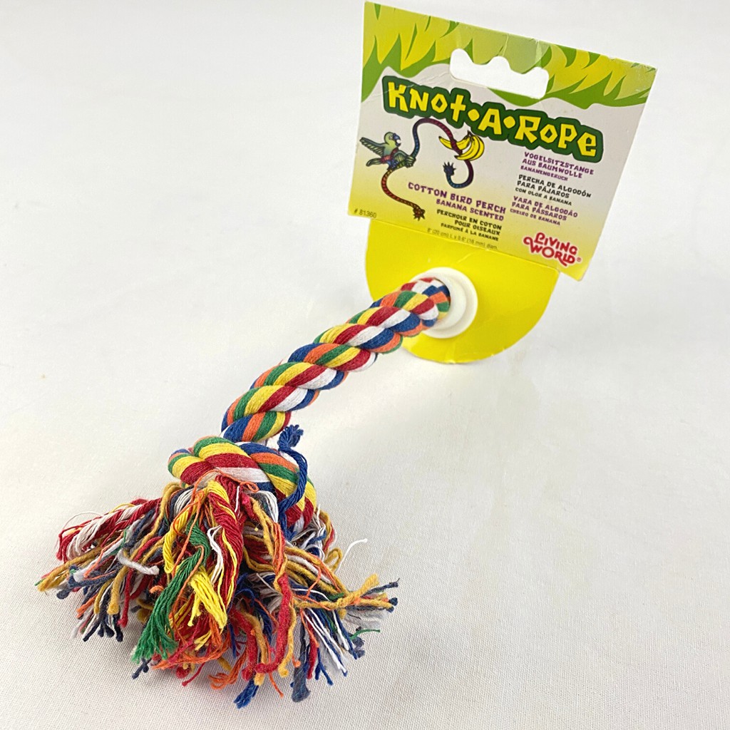 

LIVINGWORLD Tangkringan Burung Multicolor Cotton Perch