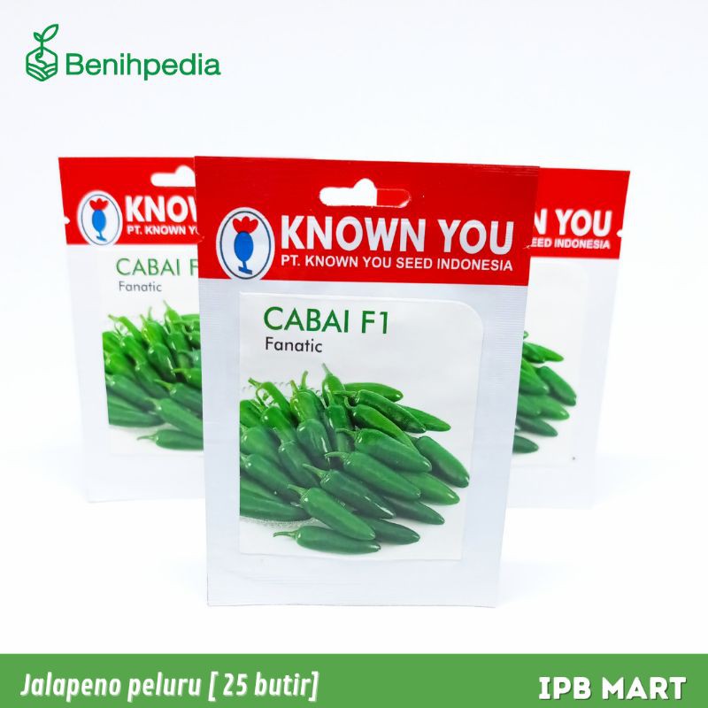 Benih Sayuran Jalapeno Peluru Known You Seed