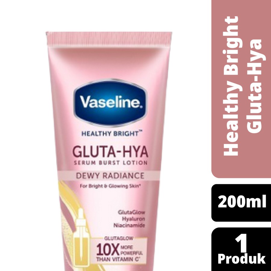 Vaseline Healthy Bright​ Gluta Serum UV Lotion Dewy Radiance 200Ml / 200 ml