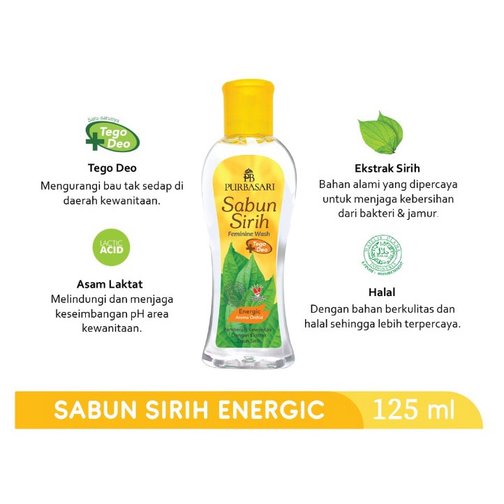 Purbasari Sabun Sirih 125 ml / 60ml