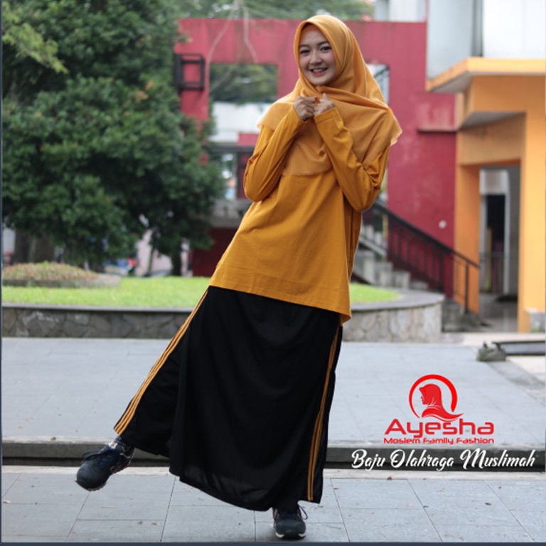 Setelan Baju Olahraga Wanita Celana Seragam  Senam  